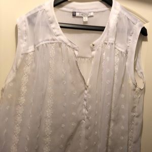 Sheer summer sleeveless